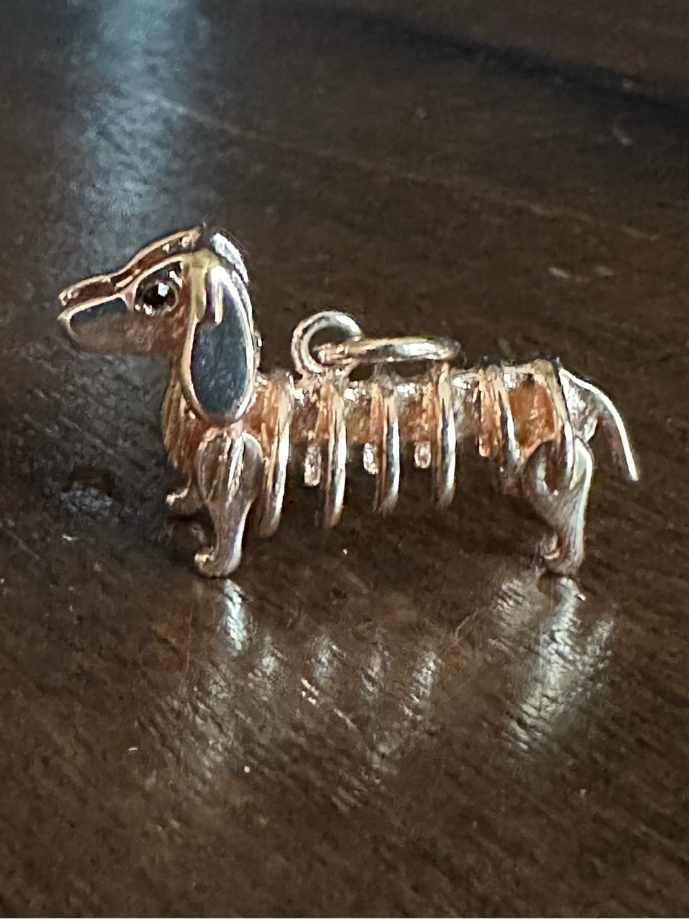 Coach Dog Charm in Rose Gold - Picture 1 of 7